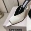 Jimmy Choo Heel 10cm Maryanne Mule 100 Satin Pointed-Toe Mules White 2024