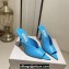 Jimmy Choo Heel 10cm Maryanne Mule 100 Calf Leather Pointed-Toe Mules Blue 2024