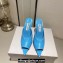 Jimmy Choo Heel 10cm Maryanne Mule 100 Calf Leather Pointed-Toe Mules Blue 2024