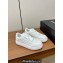 Alexander Wang puff pebble leather Women/Men sneakers with embossed logo White 2024