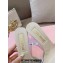 Miu Miu Heel 8.5cm Satin Slide sandals with artificial crystals 5XX630 Silver 2024