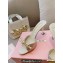 Miu Miu Heel 8.5cm Satin Slide sandals with artificial crystals 5XX630 Gold 2024