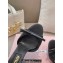 Miu Miu Heel 8.5cm Satin Slide sandals with artificial crystals 5XX630 Black 2024