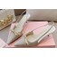 Miu Miu Heel 5.5cm Satin slingback pumps with artificial crystals 5I053E Gold 2024