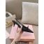 Miu Miu Heel 5.5cm Satin slingback pumps with artificial crystals 5I053E Black 2024