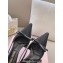 Miu Miu Heel 5.5cm Satin slingback pumps with artificial crystals 5I053E Black 2024