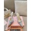 Miu Miu Heel 10.5cm Satin slingback pumps with artificial crystals 5I053E Silver 2024