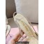 Miu Miu Heel 10.5cm Satin slingback pumps with artificial crystals 5I053E Gold 2024