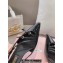 Miu Miu Heel 5.5cm Patent leather slingbacks with buckles 5I013E Black 2024