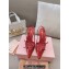 Miu Miu Heel 10.5cm Patent leather slingbacks with buckles 5I013E Red 2024