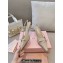 Miu Miu Heel 5.5cm Patent leather slingbacks with bow Beige 2024