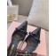 Miu Miu Heel 5.5cm Patent leather slingbacks with bow Black 2024