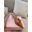 Miu Miu Heel 5.5cm Patent leather slingbacks with bow Brown 2024