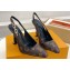Louis Vuitton Heel 9.5cm Sparkle Slingback Pumps in Monogram Canvas 2024