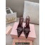 Miu Miu Heel 10.5cm Patent leather slingbacks with bow Burgundy 2024