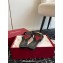 Roger Vivier Metal Buckle Mules in Leather Black 2024
