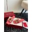 Roger Vivier Metal Buckle Mules in Leather Dark Pink 2024