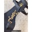 Saint Laurent Heel 6cm cassandra sandals in smooth leather 731606 Black 2024
