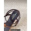 Saint Laurent Heel 6cm cassandra sandals in smooth leather 731606 Brown 2024