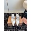 Miu Miu Heel 6.5cm Patent Leather Logo-band Slingback Pumps White 2024