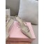 Miu Miu Heel 5.5cm Patent leather slingbacks with buckles 5I013E Beige 2024
