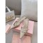 Miu Miu Heel 5.5cm Patent leather slingbacks with buckles 5I013E Beige 2024