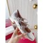 Roger Vivier Heel 3cm Mini Très Vivier Strass Buckle Babies Ballerinas in Leather Silver 2024