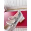 Roger Vivier Heel 3cm Mini Très Vivier Strass Buckle Babies Ballerinas in Leather Silver 2024