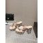 Chanel Heel 5cm/9cm Grosgrain & Strass Mules Beige 2024