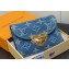Louis Vuitton Monogram Denim Victorine Wallet M82959 Blue 2024