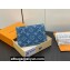 Louis Vuitton Monogram Denim Victorine Wallet M82959 Blue 2024