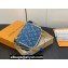 Louis Vuitton Monogram Denim Mini Pochette Accessoires M82960 Blue 2024