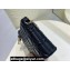 Miss Dior Midi Mini Bag in Cannage Lambskin Black
