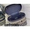 Dior Large Vanity Case Bag in Blue Dior Oblique Jacquard