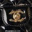chanel Mirror Calfskin, Calfskin & Gold-Tone Metal Flap Bag & Star Coin Purse AS4648 Black 2024