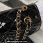 chanel Mirror Calfskin, Calfskin & Gold-Tone Metal Flap Bag & Star Coin Purse AS4648 Black 2024