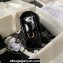 chanel Mirror Calfskin, Calfskin & Gold-Tone Metal Flap Bag & Star Coin Purse AS4648 Black 2024