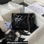 chanel Mirror Calfskin, Calfskin & Gold-Tone Metal Mini Flap Bag & Star Coin Purse AS4647 Black 2024