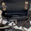 chanel Mirror Calfskin, Calfskin & Gold-Tone Metal Mini Flap Bag & Star Coin Purse AS4646 Black 2024