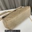 Saint Laurent puffer small Bag in suede leather 577476 Beige