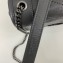 Saint Laurent Niki Chain Wallet Bag in Crinkled Vintage Leather 583103 Gray