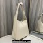 Saint Laurent le 5 à 7 supple small Bag in grained leather 713938 White