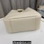 Saint Laurent le 5 à 7 supple small Bag in grained leather 713938 White