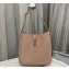 Saint Laurent le 5 à 7 supple small Bag in grained leather 713938 Nude