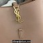 Saint Laurent le 5 à 7 supple small Bag in grained leather 713938 Nude