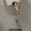 Saint Laurent le 5 à 7 supple small Bag in grained leather 713938 Gray