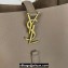 Saint Laurent le 5 à 7 supple small Bag in grained leather 713938 Beige