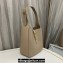 Saint Laurent le 5 à 7 supple small Bag in grained leather 713938 Beige