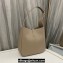 Saint Laurent le 5 à 7 supple small Bag in grained leather 713938 Beige