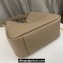 Saint Laurent le 5 à 7 supple small Bag in grained leather 713938 Beige